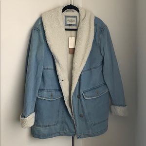 Vintage Sherpa Oversized Denim Barn 